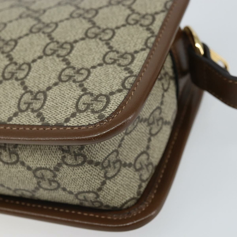 【日本直送】GUCCI GG Supreme 單肩包 PVC 米色 金色 658572 正品 ka1650M-14