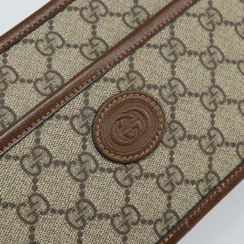 【日本直送】GUCCI GG Supreme 單肩包 PVC 米色 金色 658572 正品 ka1650M-16