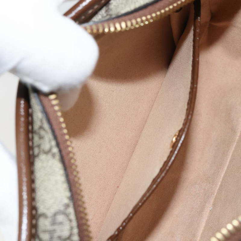 【日本直送】GUCCI GG Supreme 單肩包 PVC 米色 金色 658572 正品 ka1650M-21