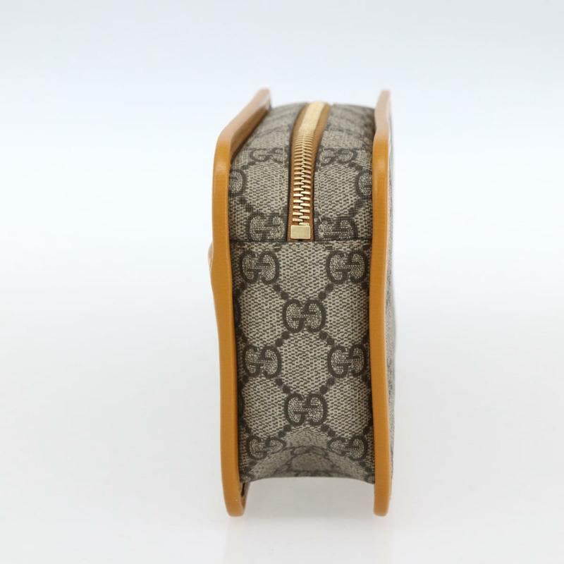 【日本直送】GUCCI GG Supreme 手拿包 PVC 米色金色 625764 正品 ka1692V-3