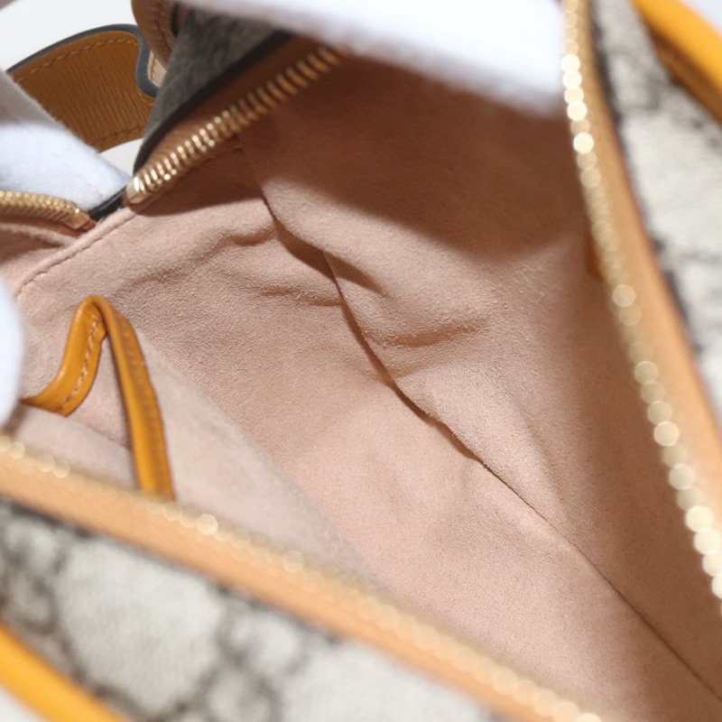 【日本直送】GUCCI GG Supreme 手拿包 PVC 米色金色 625764 正品 ka1692V-20