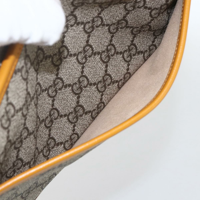 【日本直送】GUCCI GG Supreme 手拿包 PVC 米色金色 625764 正品 ka1692V-22