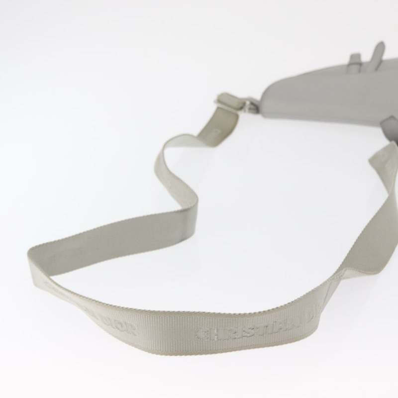 【日本直送】Christian Dior 馬鞍包 斜背包 皮革 灰色 銀色 正品 ka1665V-7