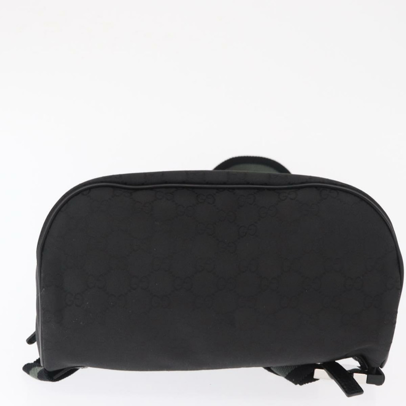 【日本直送】GUCCI GG帆布肩背包 黑色 銀色 449182 正品 ka1803V-4