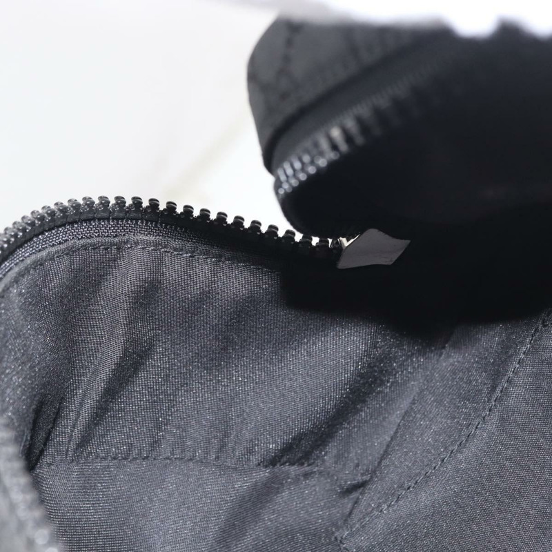 【日本直送】GUCCI GG帆布肩背包 黑色 銀色 449182 正品 ka1803V-20