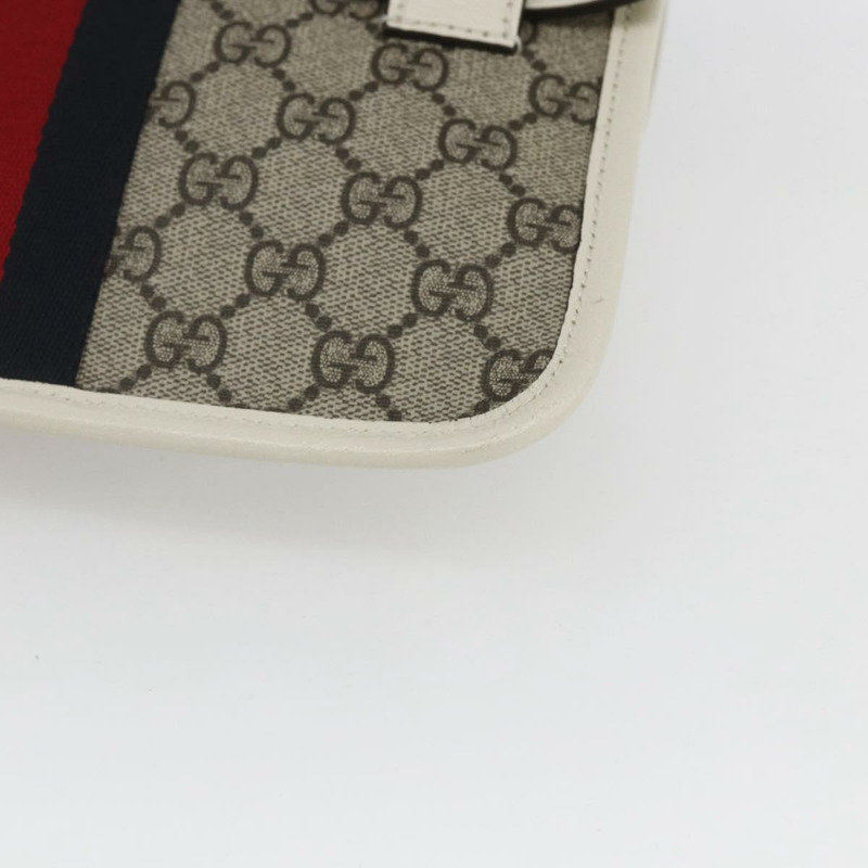 【日本直送】GUCCI GG Supreme Sherry Line GG Marmont 腰包 PVC 米色 正品 ka1681M-14