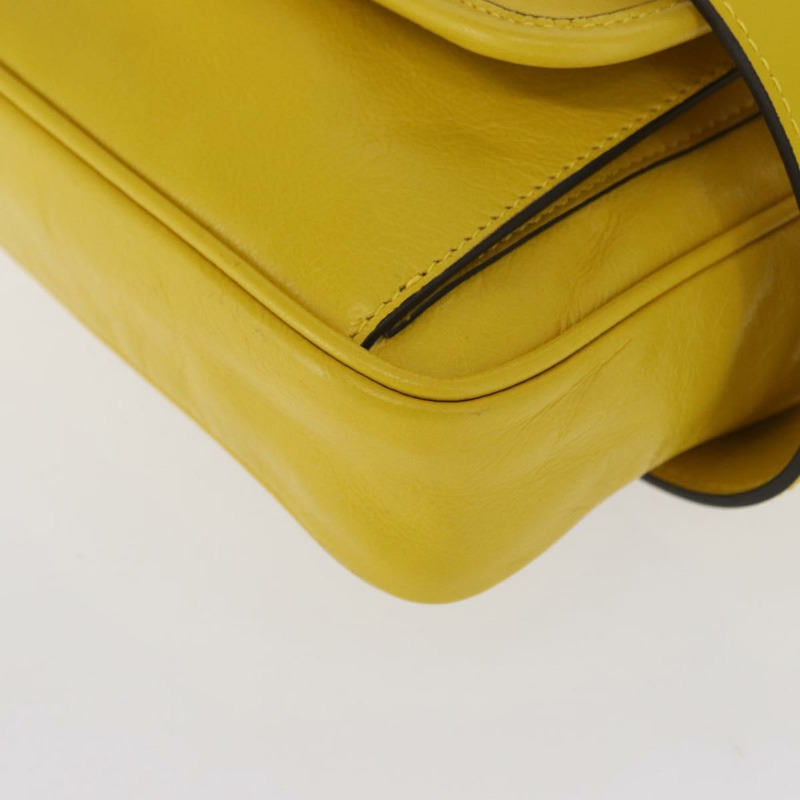 【日本直送】GUCCI 腰包 皮革 黃色 銀色 598080 正品 ka1647M-15