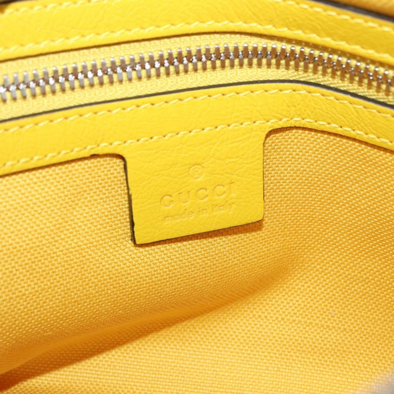 【日本直送】GUCCI 腰包 皮革 黃色 銀色 598080 正品 ka1647M-20