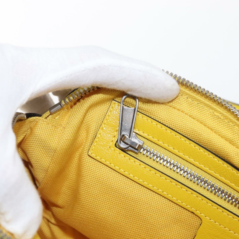 【日本直送】GUCCI 腰包 皮革 黃色 銀色 598080 正品 ka1647M-23