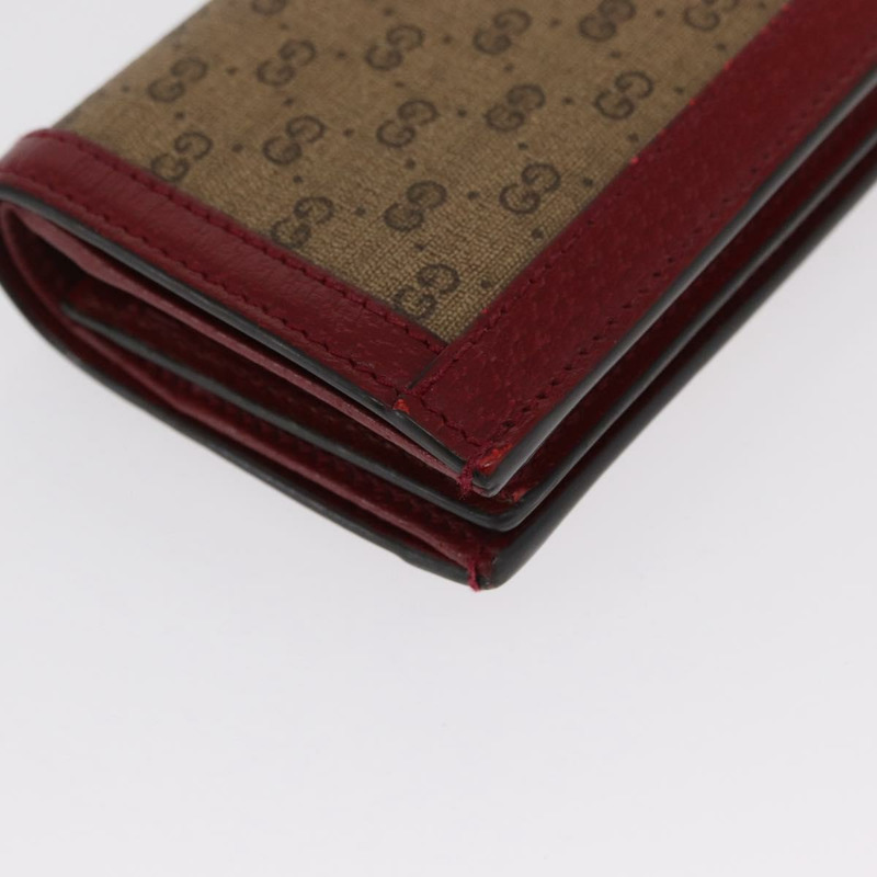 【日本直送】GUCCI Micro GG Supreme哆啦A夢錢包 PVC 米色 金色 647788 正品 165954SAM-14