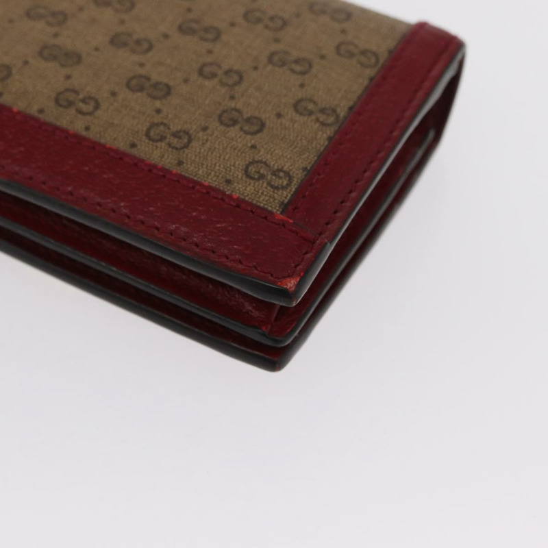 【日本直送】GUCCI Micro GG Supreme哆啦A夢錢包 PVC 米色 金色 647788 正品 165954SAM-15