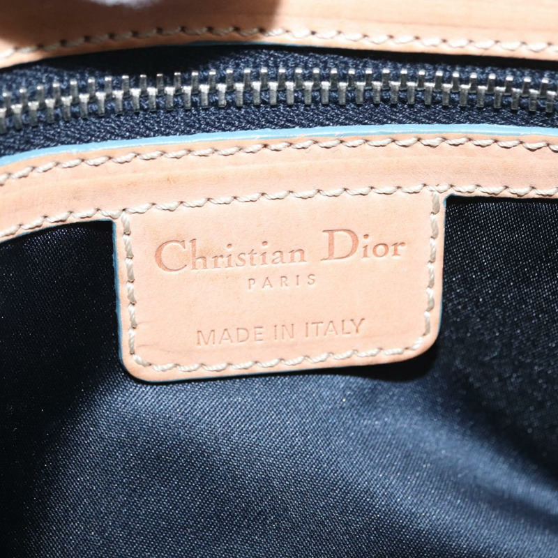 【日本直送】Christian Dior Trotter帆布浪漫手袋 PVC藍銀色 正品 165915SM-19