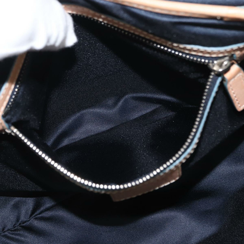 【日本直送】Christian Dior Trotter帆布浪漫手袋 PVC藍銀色 正品 165915SM-23
