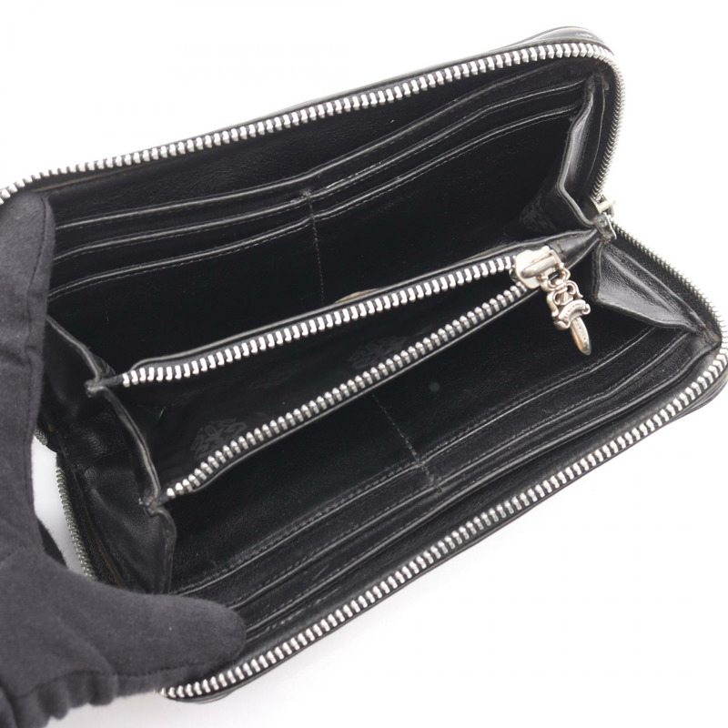 鉻心 REC F ZIP BS Around 長皮皮夾 黑色 二手 男士-2