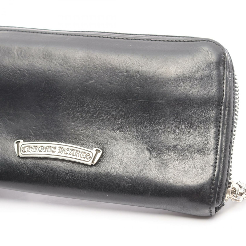 鉻心 REC F ZIP BS Around 長皮皮夾 黑色 二手 男士-4