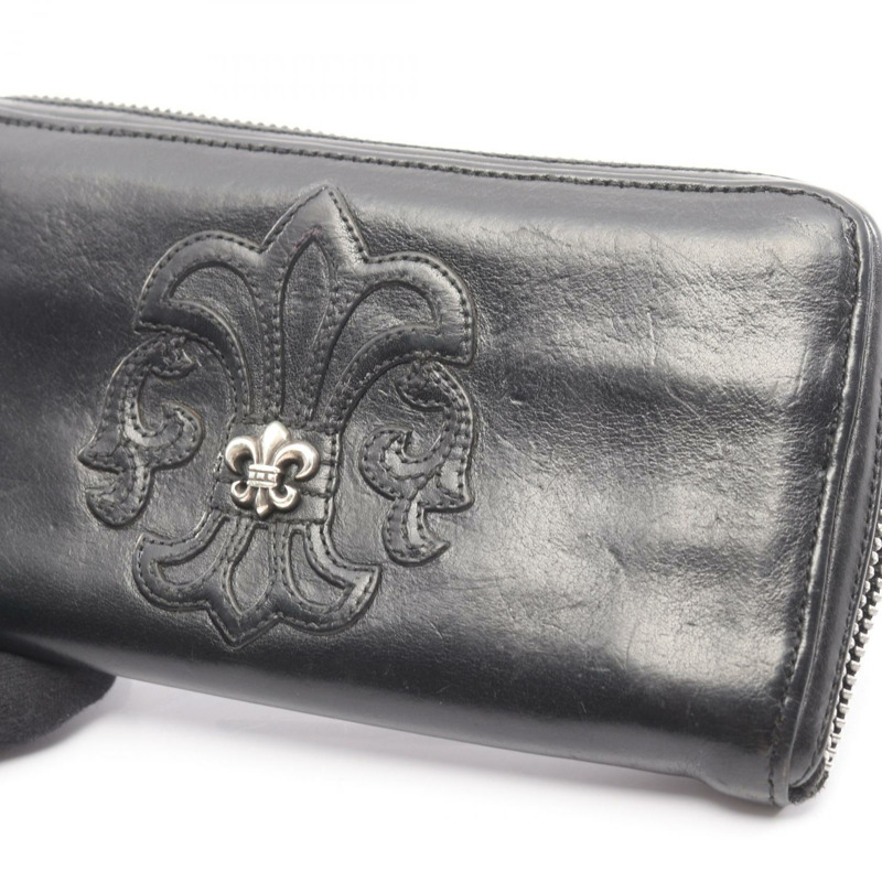 鉻心 REC F ZIP BS Around 長皮皮夾 黑色 二手 男士-5