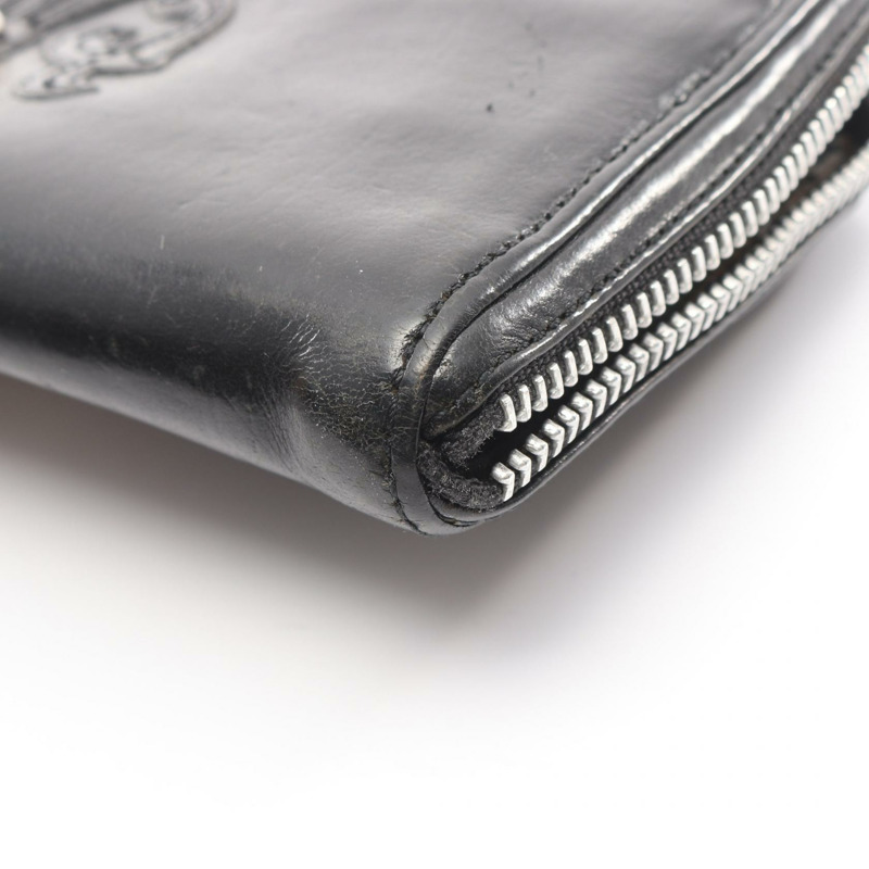 鉻心 REC F ZIP BS Around 長皮皮夾 黑色 二手 男士-8