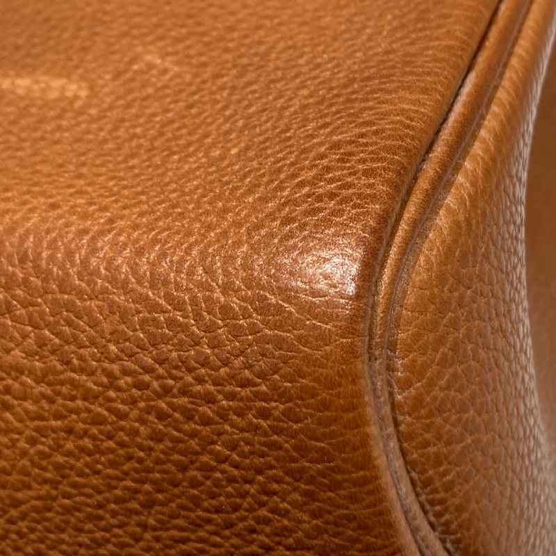 HERMES 愛馬仕 HAC A DOS 肩背包 胸背包  棕色 銀扣 B刻-9