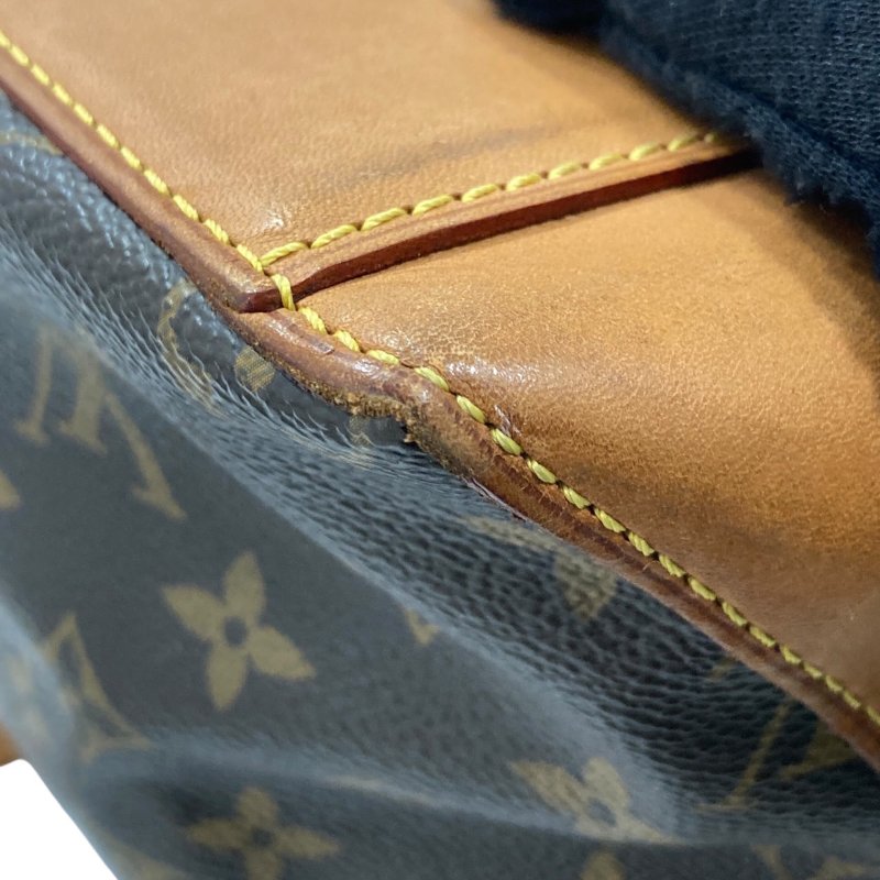 LOUIS VUITTON 路易威登 M51151 CABAS MEZZO 拉鍊托特包 PVC帆布 老花 棕色 金釦-6