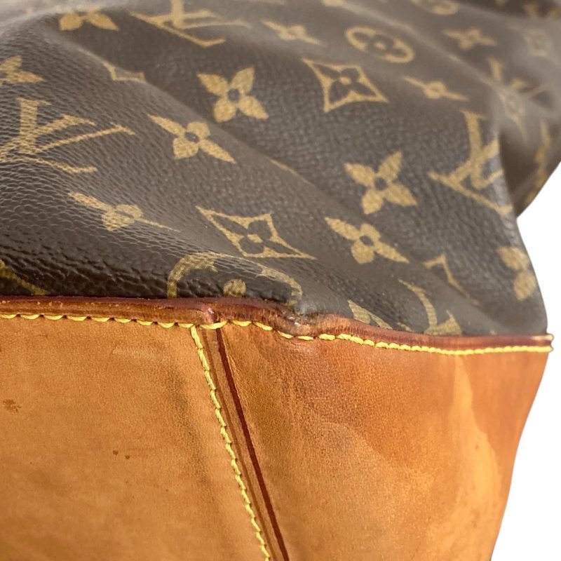 LOUIS VUITTON 路易威登 M51151 CABAS MEZZO 拉鍊托特包 PVC帆布 老花 棕色 金釦-9