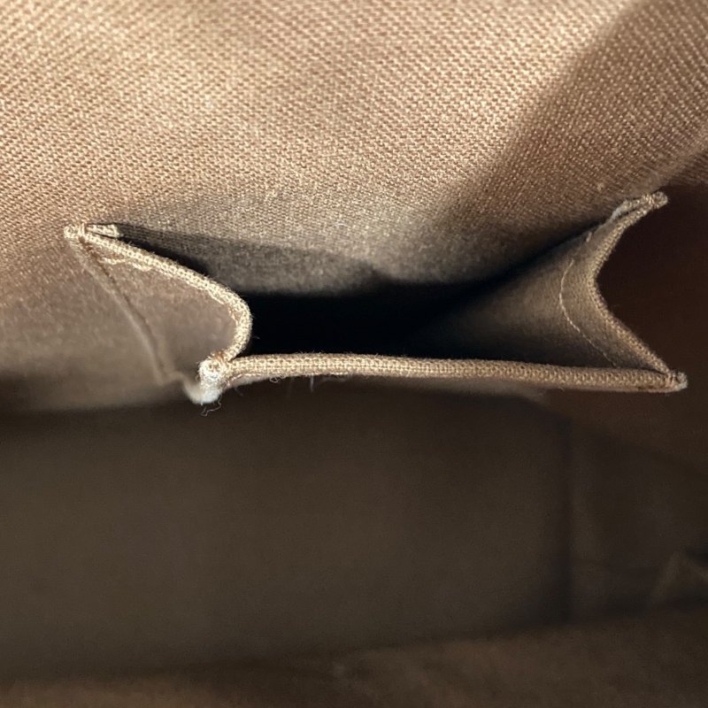 LOUIS VUITTON 路易威登 M51151 CABAS MEZZO 拉鍊托特包 PVC帆布 老花 棕色 金釦-16