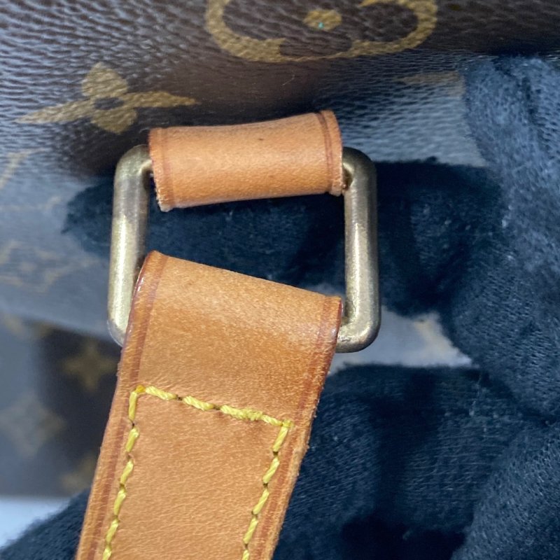 LOUIS VUITTON 路易威登 M51151 CABAS MEZZO 拉鍊托特包 PVC帆布 老花 棕色 金釦-17