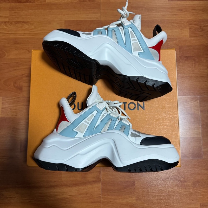 Lv Archlight 2.0 Platform拱橋鞋 低幫老爹鞋 白藍色 36碼-1