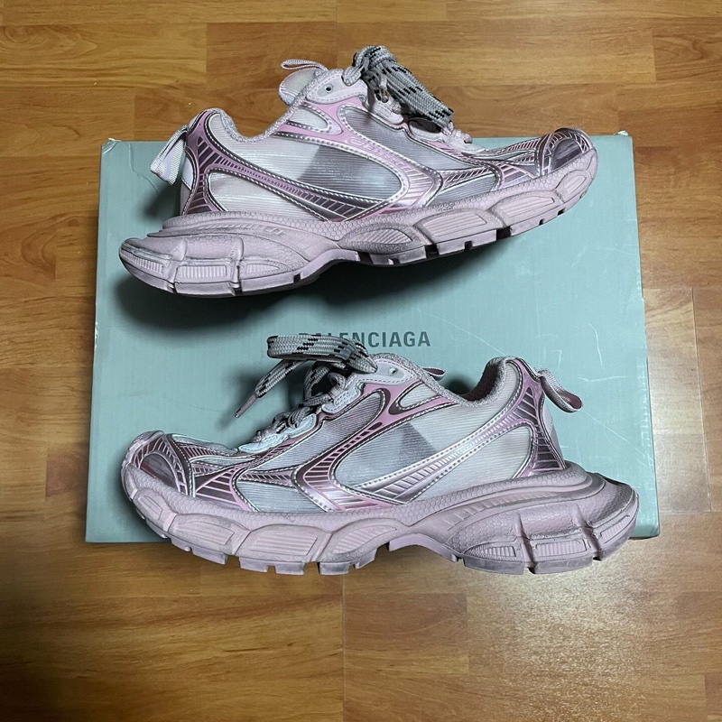 Balenciaga巴黎世家3XL低幫老爹鞋 女款 粉色 36碼-0