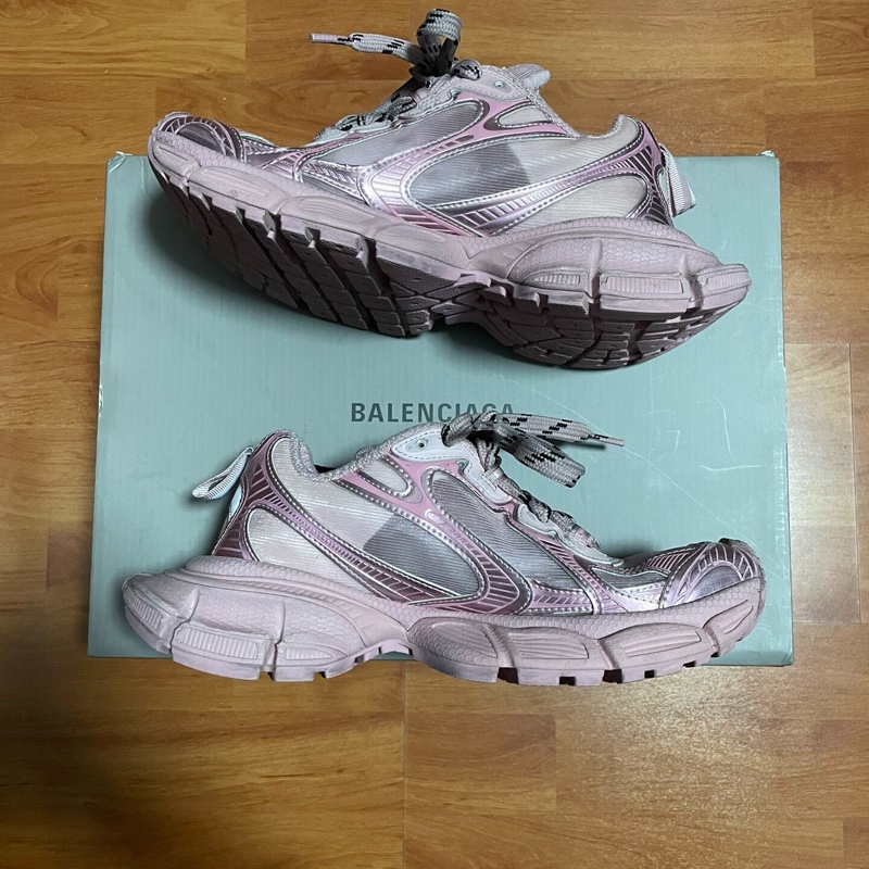 Balenciaga巴黎世家3XL低幫老爹鞋 女款 粉色 36碼-1