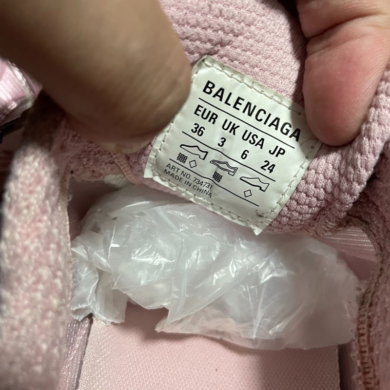 Balenciaga巴黎世家3XL低幫老爹鞋 女款 粉色 36碼-5