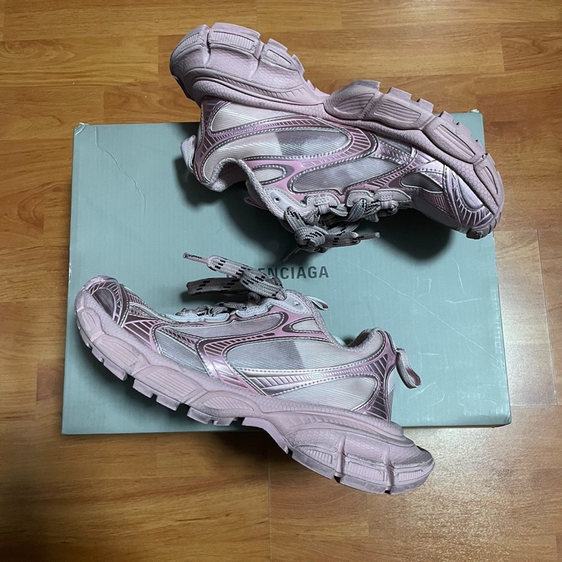 Balenciaga巴黎世家3XL低幫老爹鞋 女款 粉色 36碼-7