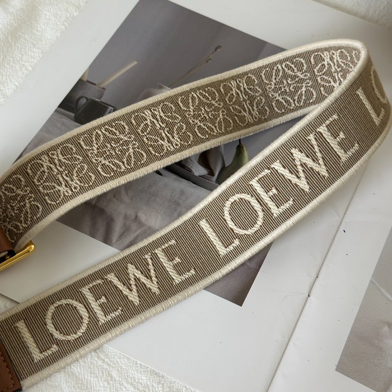 LOEWE Gate馬鞍包 - 中號焦糖棕-9