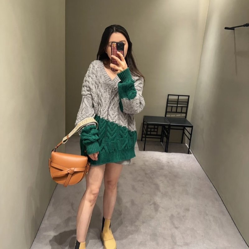 LOEWE Gate馬鞍包 - 中號焦糖棕-13