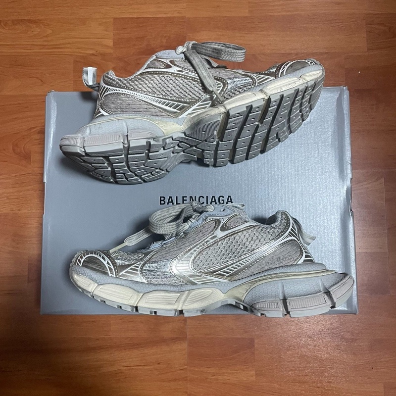 Balenciaga巴黎世家3xl做舊老爹鞋 女款 淺米色 36碼-1
