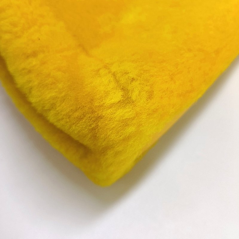 FENDI Peekaboo迷你黃色皮草單肩包斜挎包手提包銀色五金可拆卸肩帶-9