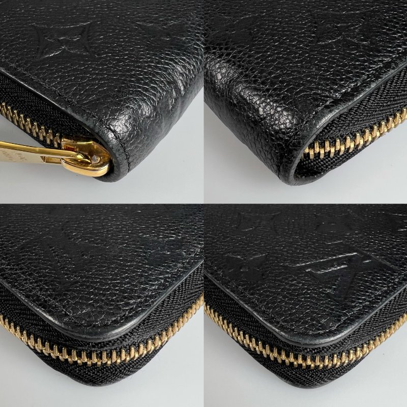 LV Ｍ61864 黑壓紋ㄇ拉長夾-13