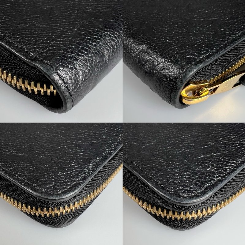 LV Ｍ61864 黑壓紋ㄇ拉長夾-14