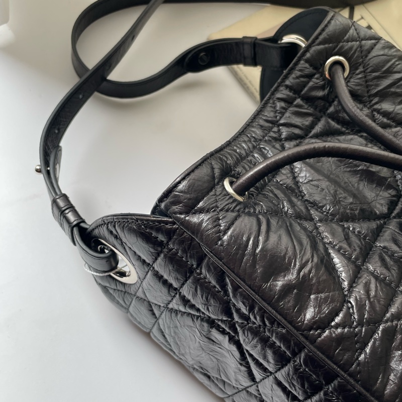 ▪️富貴選物FUGUEI▪️DIOR MISS DIOR  D-motion 水桶包 黑銀-1
