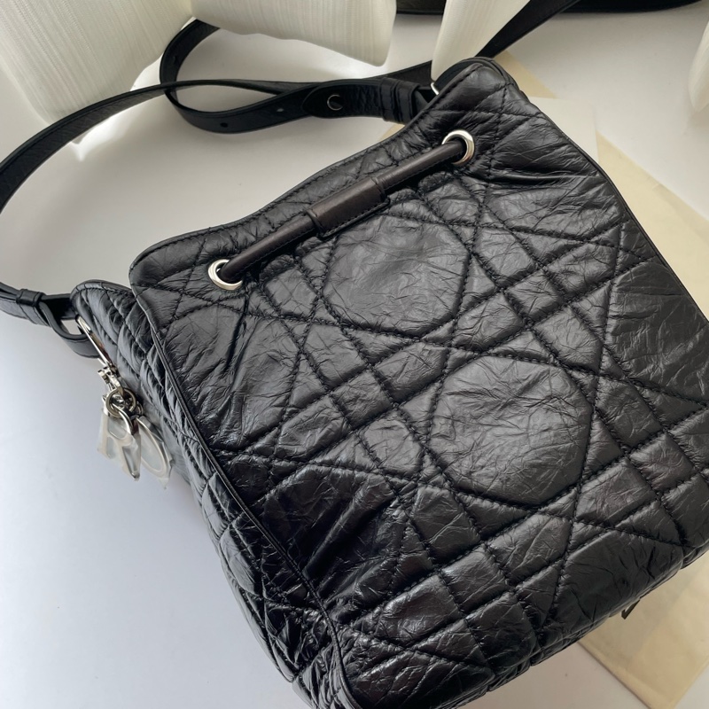 ▪️富貴選物FUGUEI▪️DIOR MISS DIOR  D-motion 水桶包 黑銀-6
