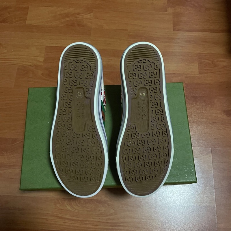 Gucci保真古馳 tennis1977 gg蘋果印花運動板鞋 36.5碼-7