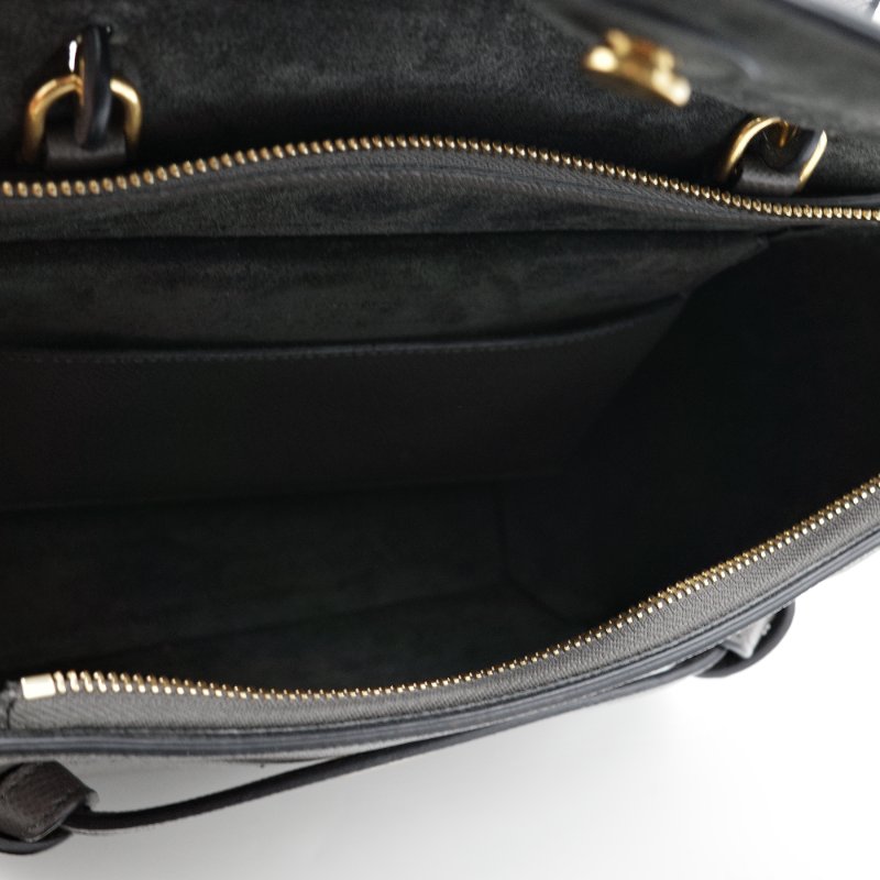 Celine 思琳 Micro Belt Bag 灰色粒面小牛皮 手提包 斜背包-14