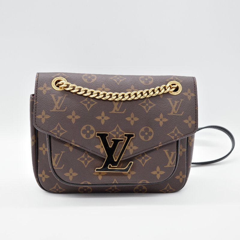 Louis Vuitton路易威登Passy 老花 帆布 手提包 肩背兩用包-1