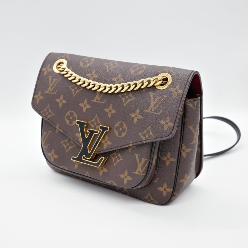 Louis Vuitton路易威登Passy 老花 帆布 手提包 肩背兩用包-2