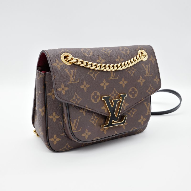 Louis Vuitton路易威登Passy 老花 帆布 手提包 肩背兩用包-3