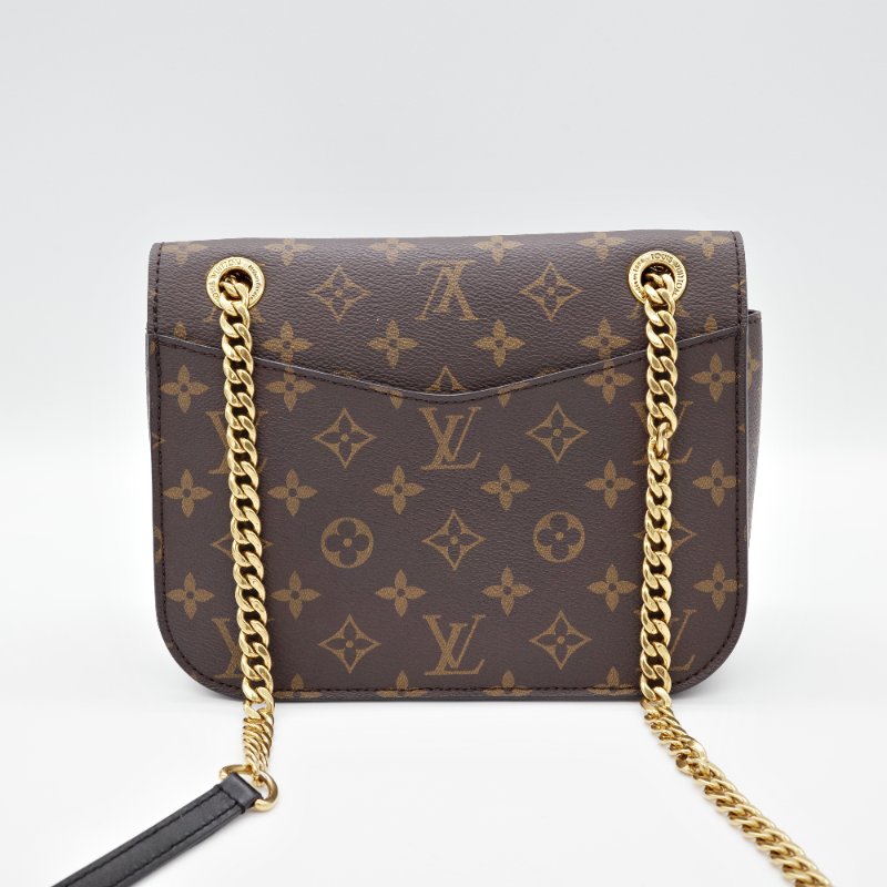 Louis Vuitton路易威登Passy 老花 帆布 手提包 肩背兩用包-4