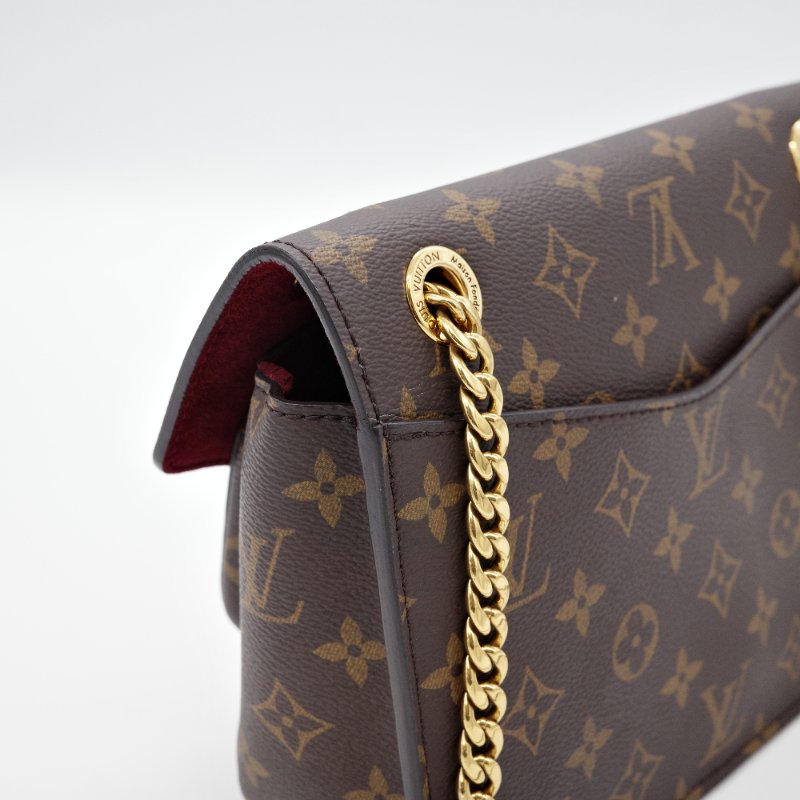 Louis Vuitton路易威登Passy 老花 帆布 手提包 肩背兩用包-9