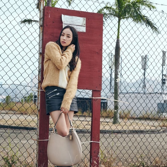 coach hobo全新✨雙背帶hobo酒紅🧧過年限定-3