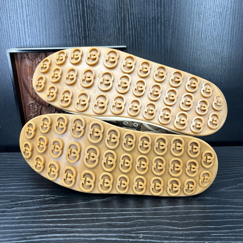 Gucci正品古馳 Interlocking 白棕 43碼-3