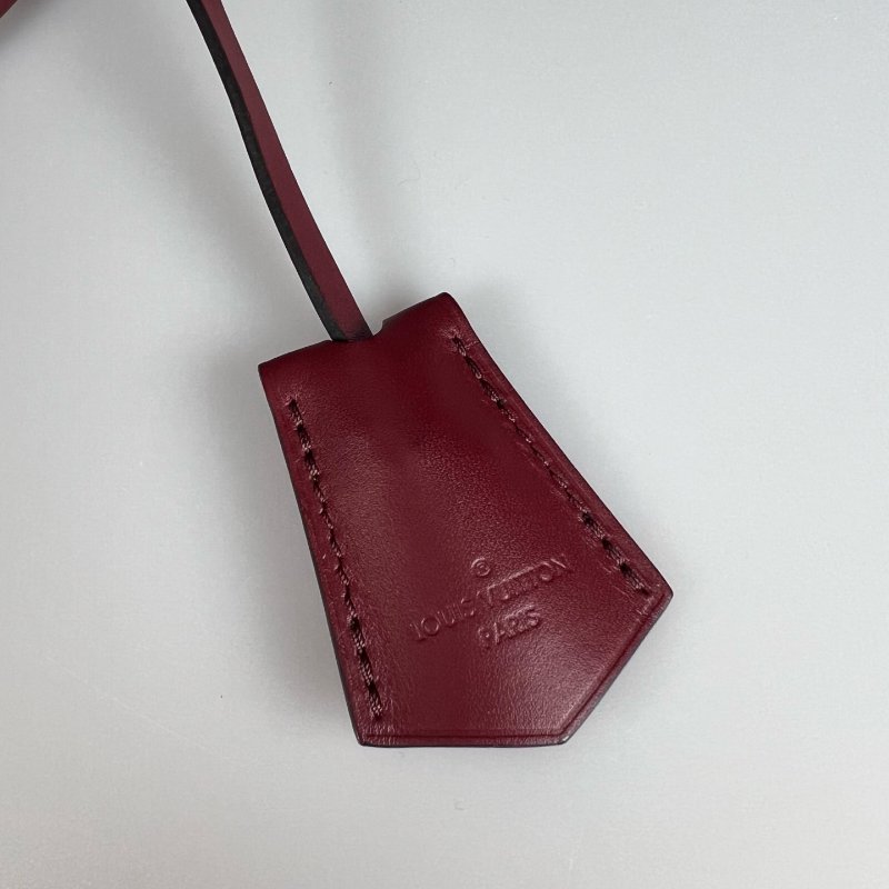 LV M44348 老花酒紅托特包-15
