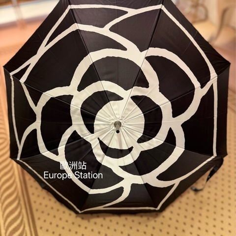 Chanel 黑色直身雨傘